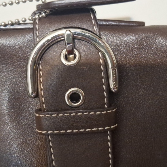 COACH SOHO Brown Leather Shoulder Bag - Picture 4 of 10